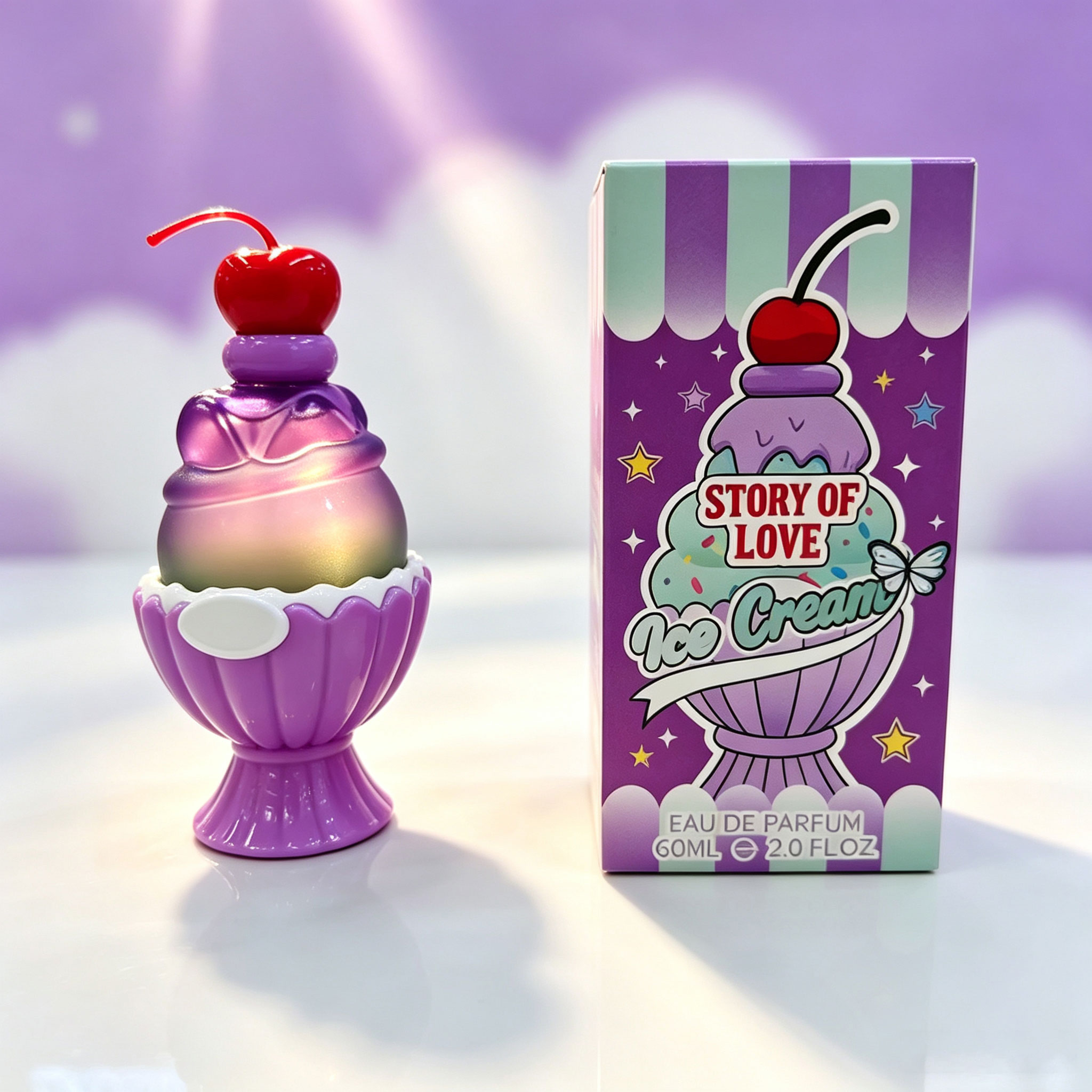 Niedliches Eiscreme-förmiges E – Perfume Floral Fragrance Bewertung und Preis