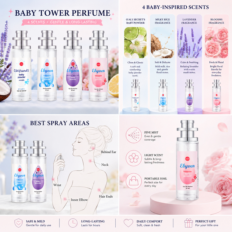 2 Stück 35ml Babypuder-Parfüm  – Perfume Lavender Fragrance Bewertung und Preis